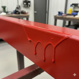 شره کردن رنگ پودری (Sagging): علت و راه‌حل‌های تخصصی | رنگ پودری آداک