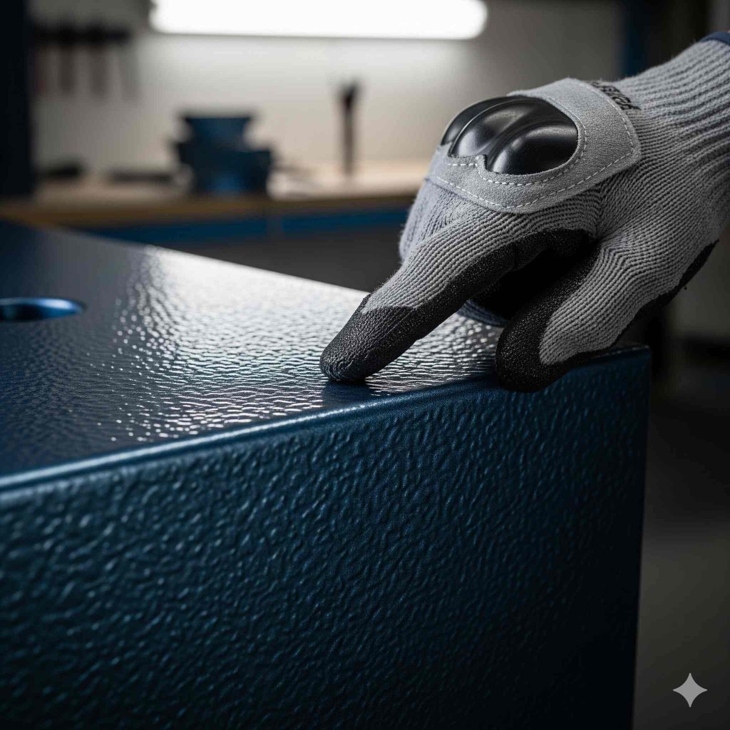 تفاوت رنگ‌های چروک و چکشی