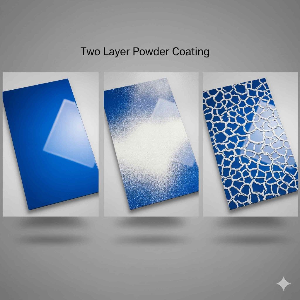 تفاوت رنگ‌های چروک و چکشی