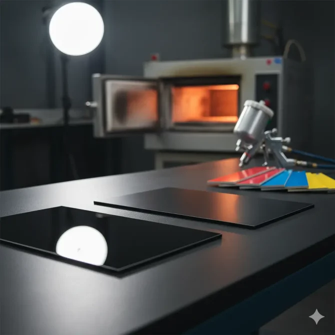 زنگ پودری ساده براق | رنگ پودری اداک 