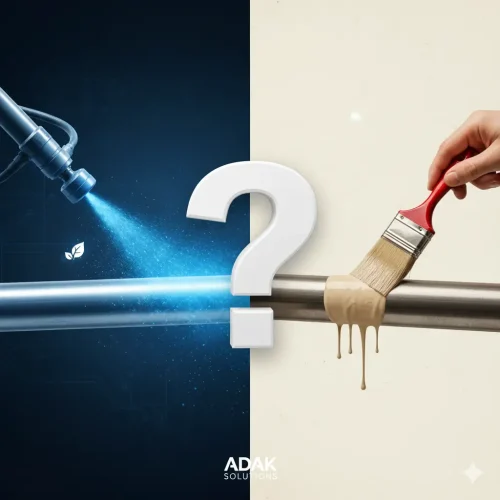 رنگ پودری یا مایع؟ کدام پوشش بهترین انتخاب برای فلزات است؟ | مقایسه رنگ پودری با رنگ مایع