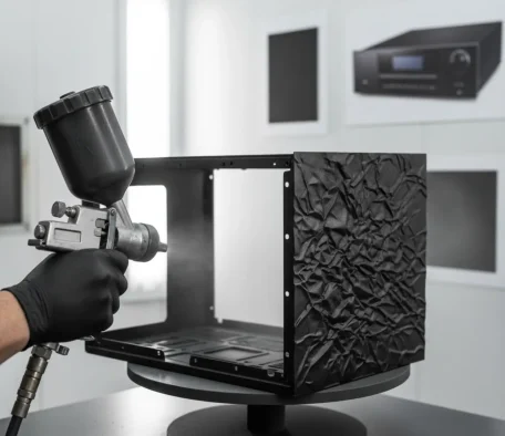 نکات تخصصی اعمال و عیب‌یابی رنگ پودری چروک 