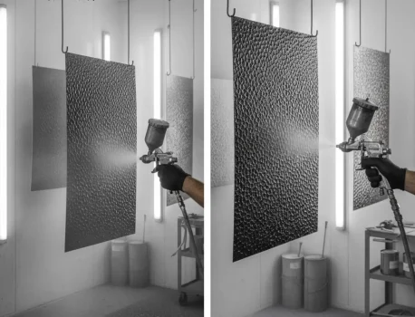 نکات تخصصی اعمال و عیب‌یابی رنگ پودری چکشی (راهنمای فنی آداک)