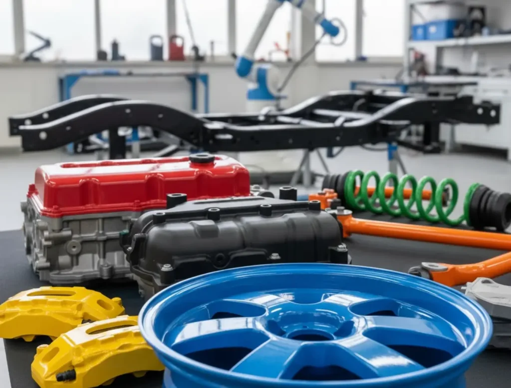 بهترین رنگ پودری برای قطعات خودرو