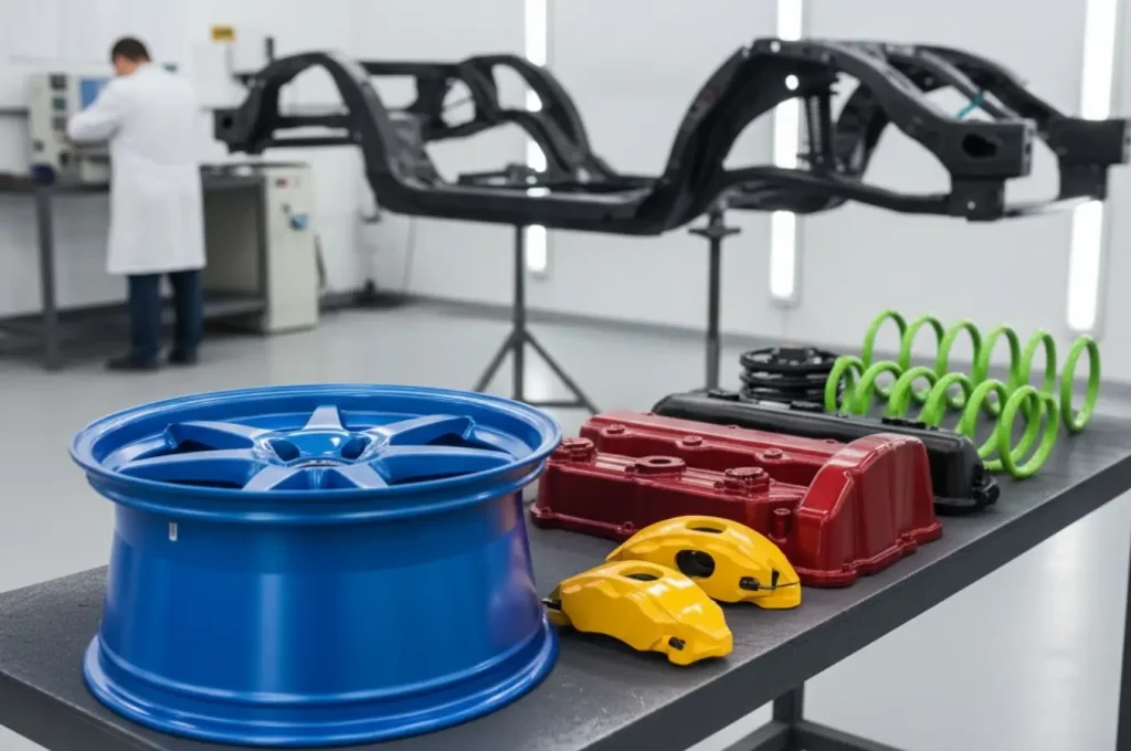 بهترین رنگ پودری برای قطعات خودرو