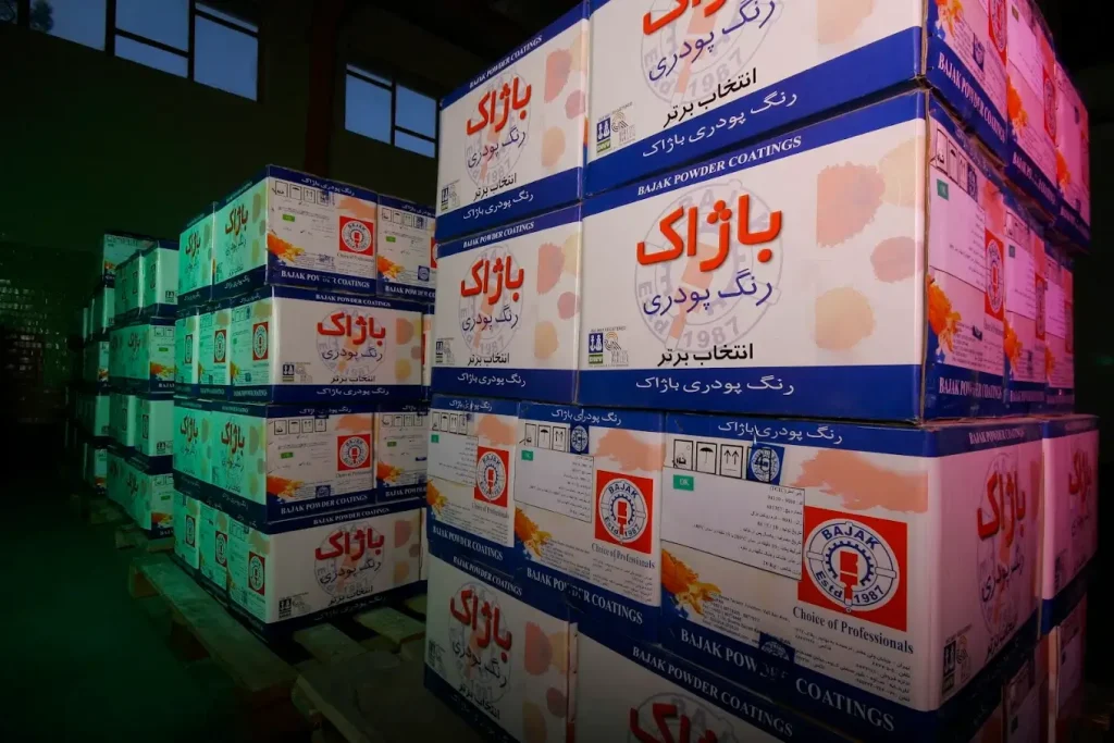 خرید محصولات شرکت رنگ پودری باژاک
